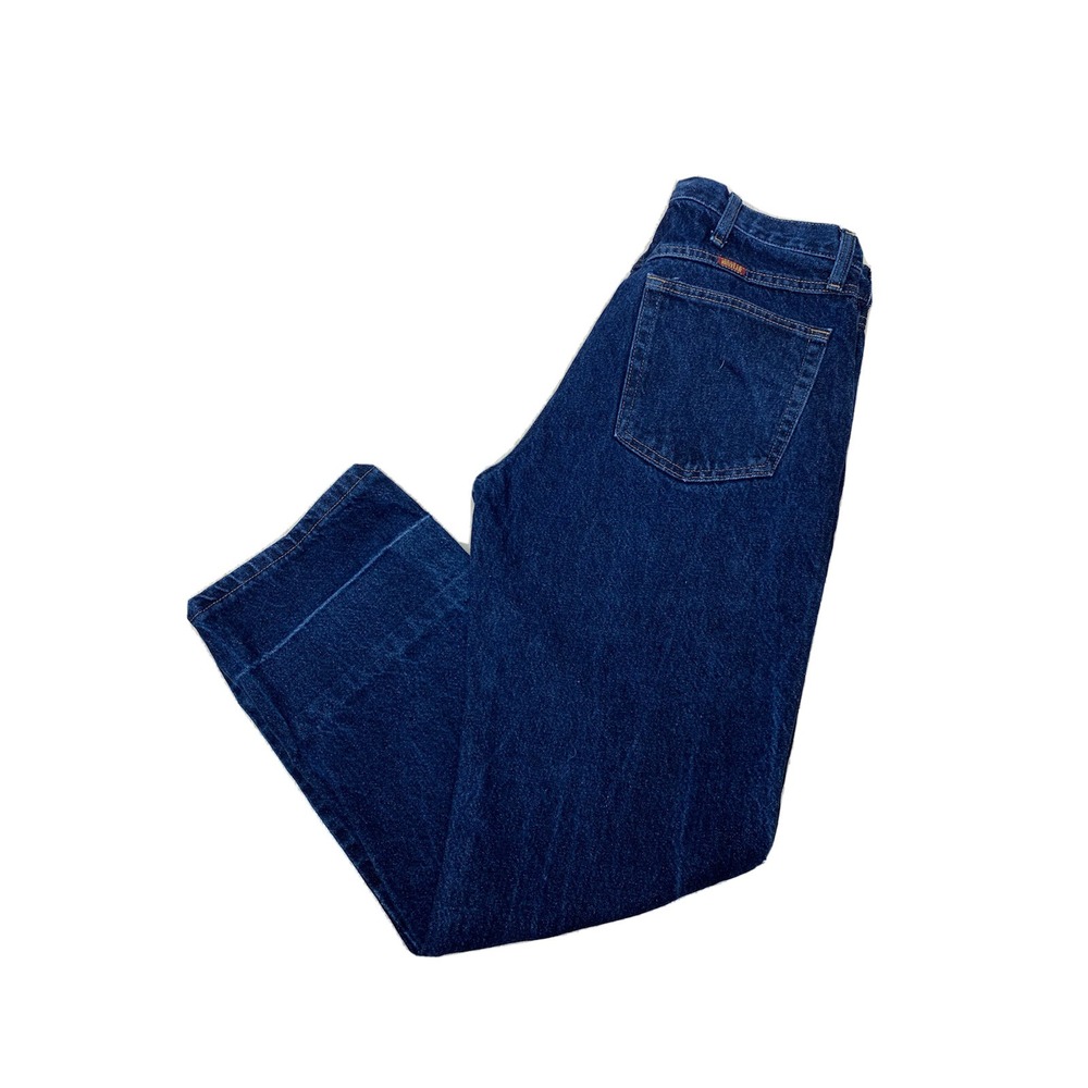 Rustler Men's Jeans Size 34X29 Straight Leg Dark Blue 100%‎ Cotton 87620SR